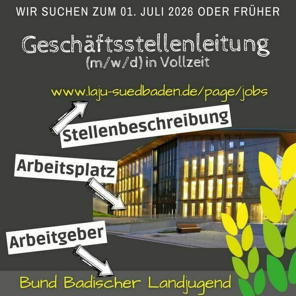stellenausschreibung-geschäftsstellenleitung
